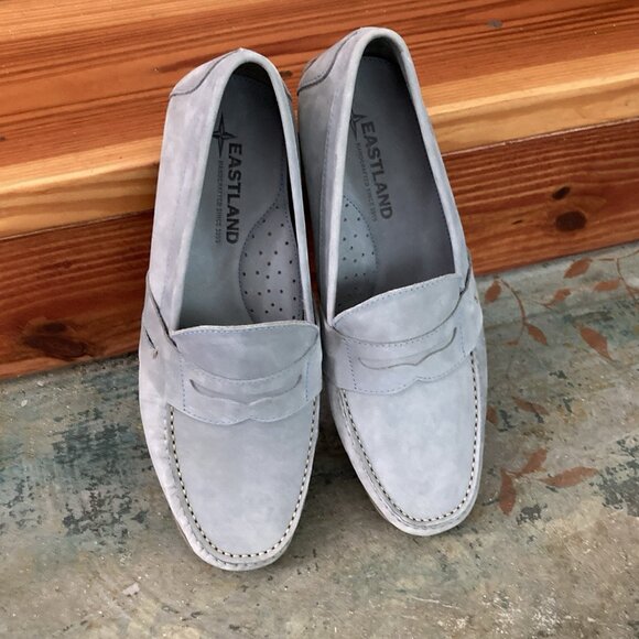 Eastland Pensacola Driving Moc Slip-On Loafer Shoe Blue Suede Academia 13 M main image 6